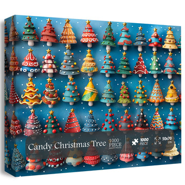 Candy Christmas Tree Jigsaw Puzzle 1000 pezzi